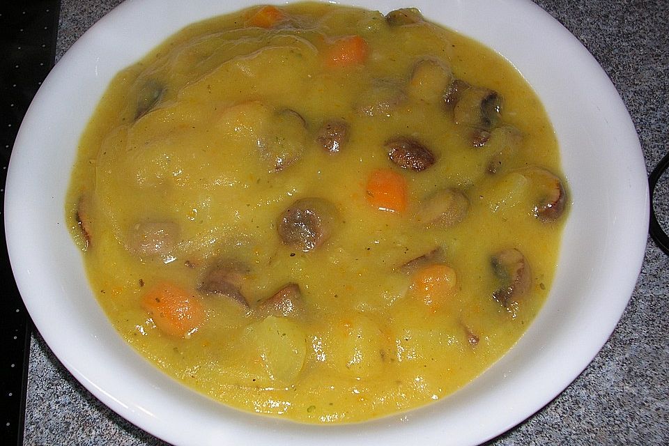 Kartoffel - Pilzsuppe