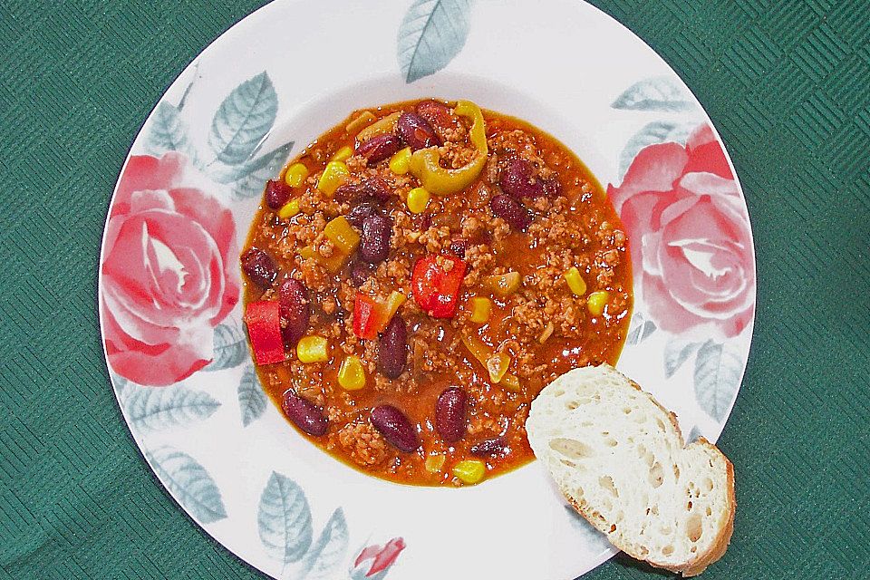 Buntes Chili con carne