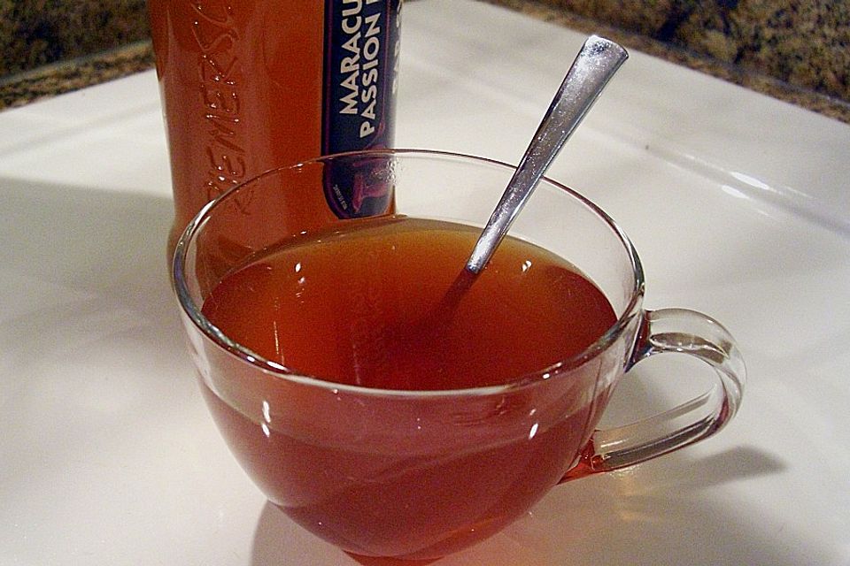 Earl Grey mit Maracujasirup