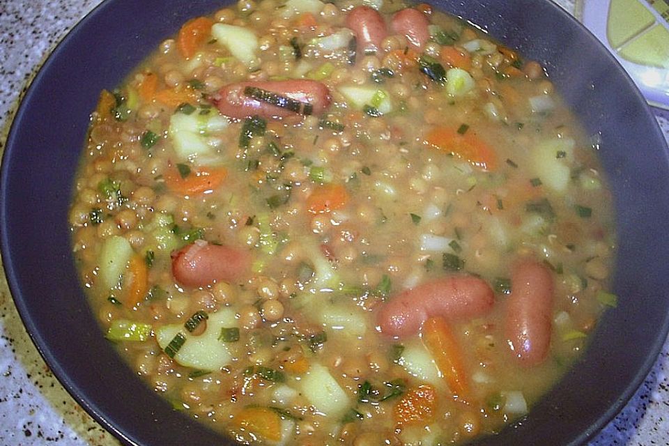 Linsensuppe