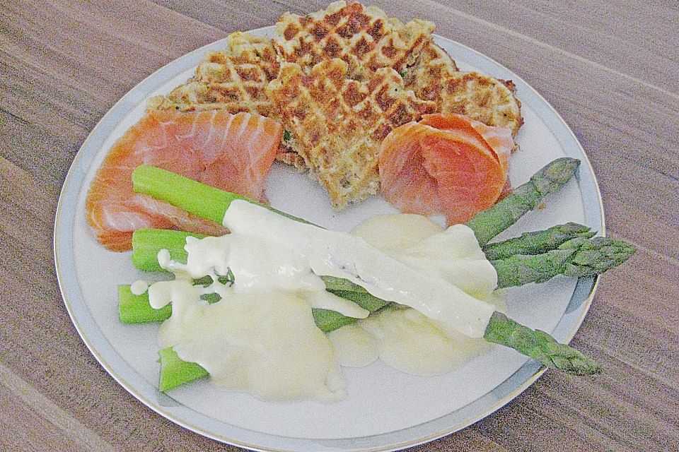 Haferflocken - Käse - Waffeln