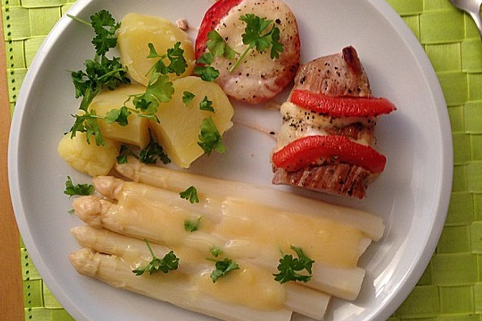 Schweinefilet mit Spargel