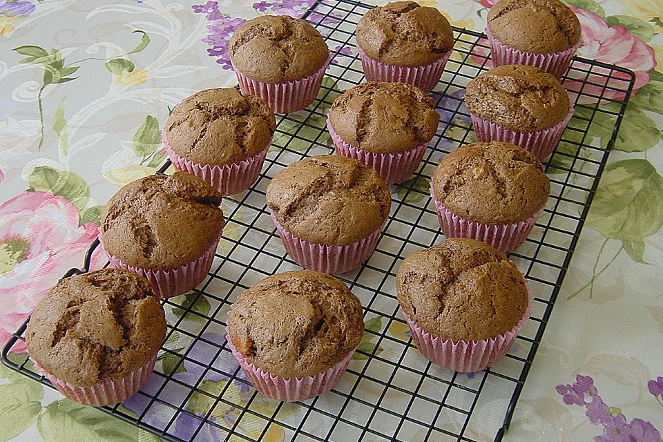 Schoko - Banane - Muffins