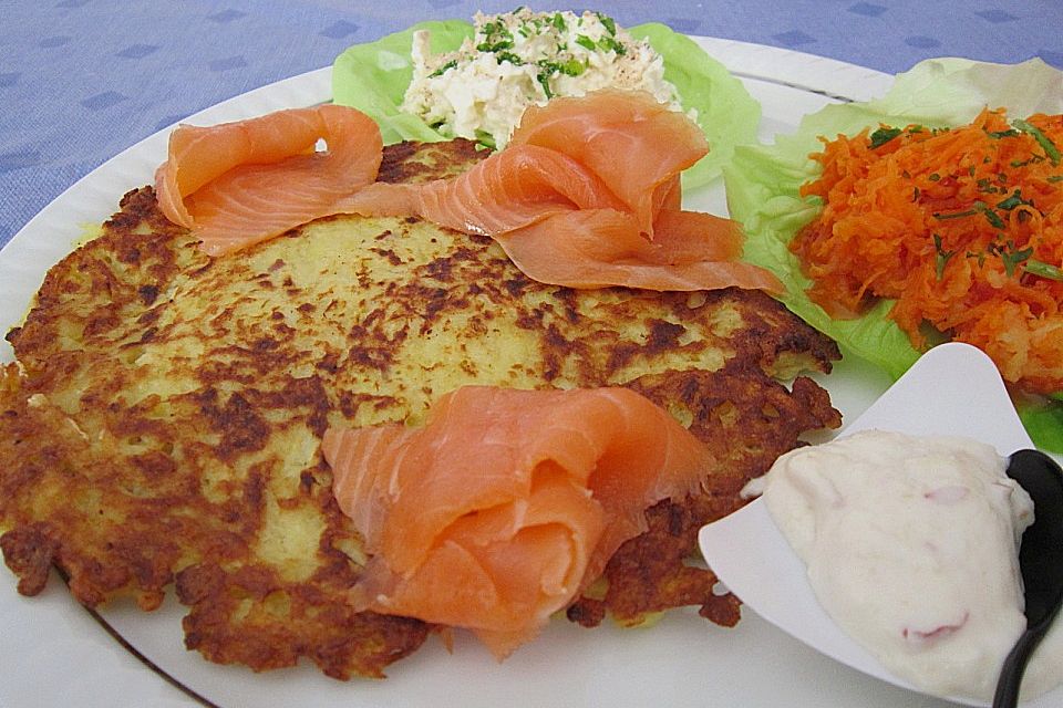 Kaffeeluders Lachs-Apfel-Rösti