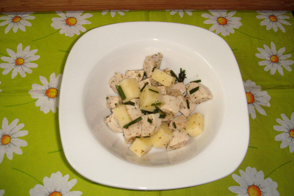 Weißwurst - Käse - Salat