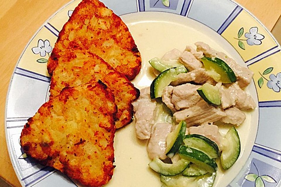 Paprika - Knoblauch - Sahne Schnitzel