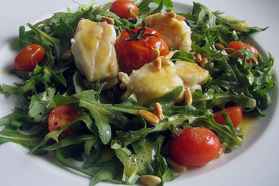 Seeteufel - Rucola - Salat