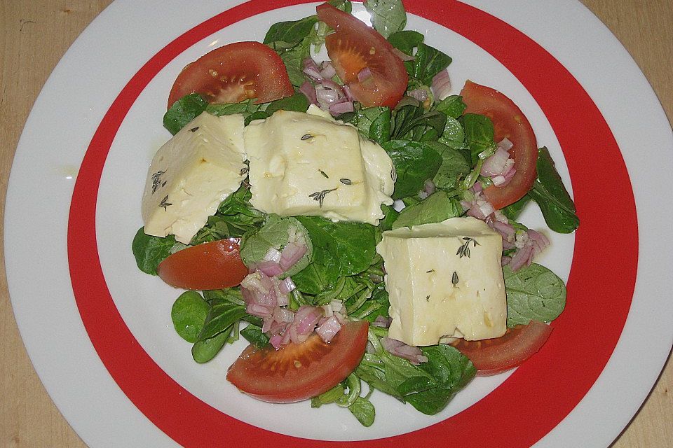 Feldsalat mit Ziegenkäse - Talern