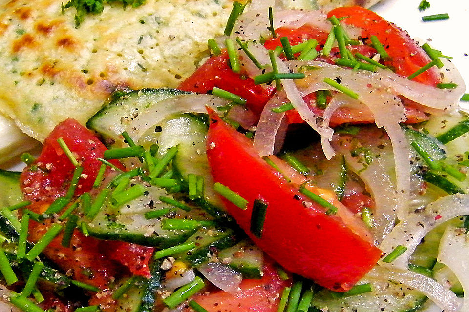 Gurken-Tomatensalat