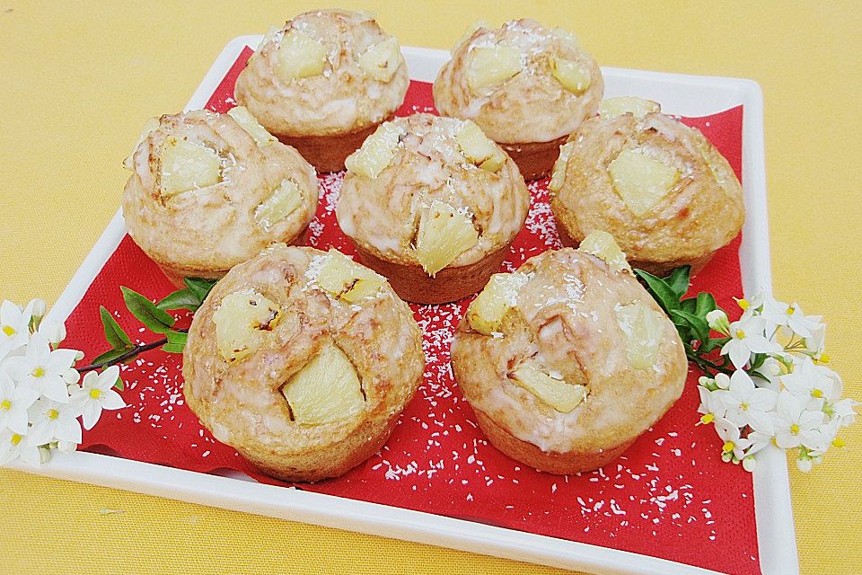 Ananas - Kokos - Muffins