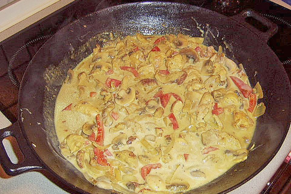 Sandras Putencurry mit Banane