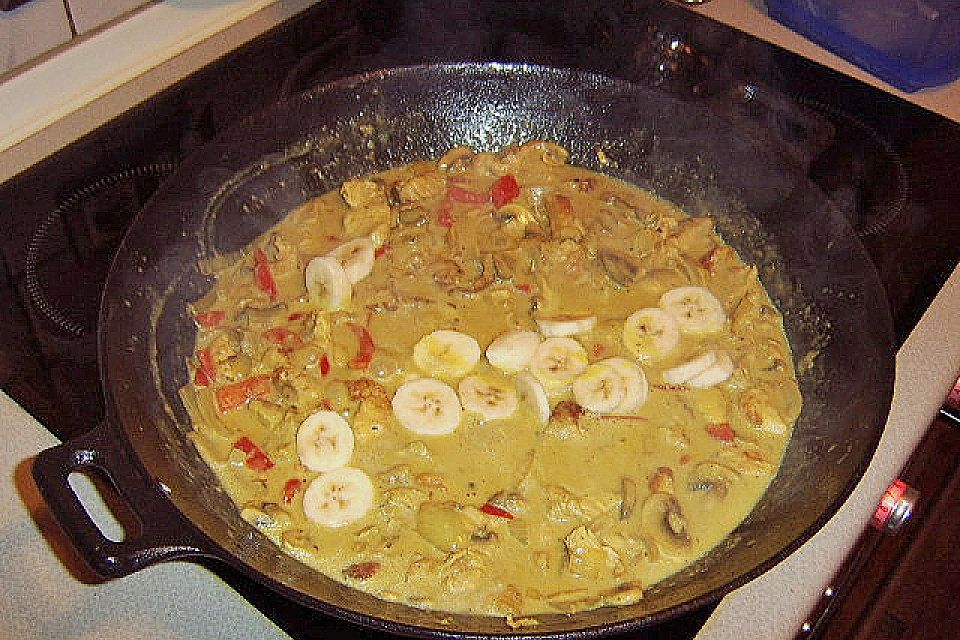 Sandras Putencurry mit Banane