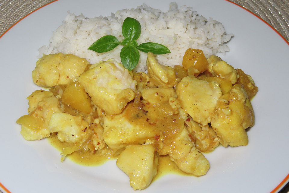 Indonesischer Curryfisch