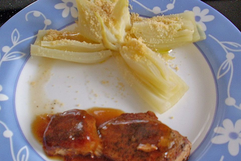 Fenchelgemüse mit frischem Parmesan