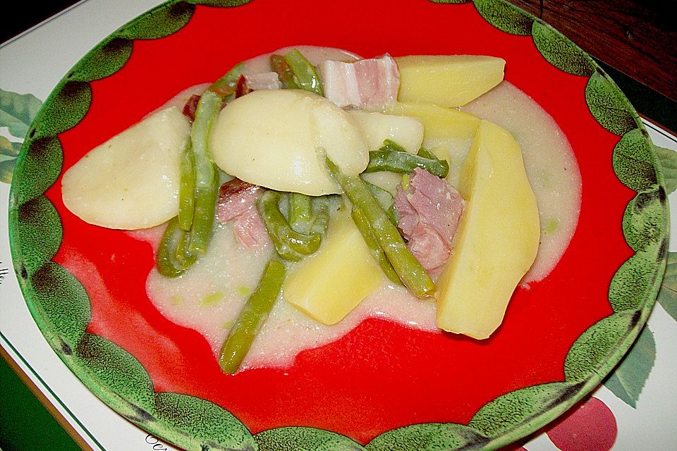 Birnen, Bohnen und Speck