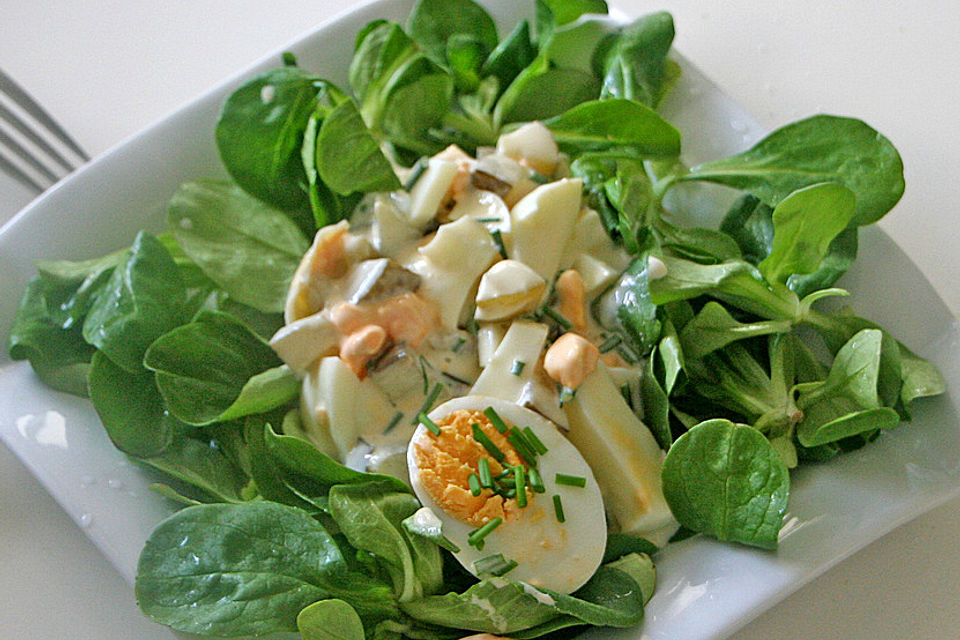 Eiersalat leicht und lecker