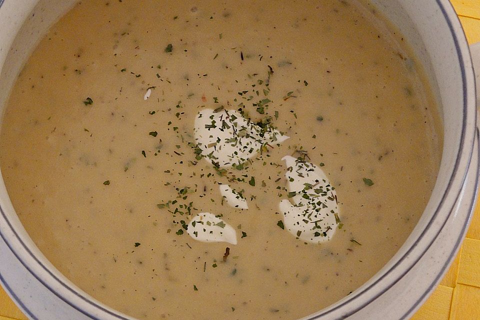 Knoblauchcremesuppe