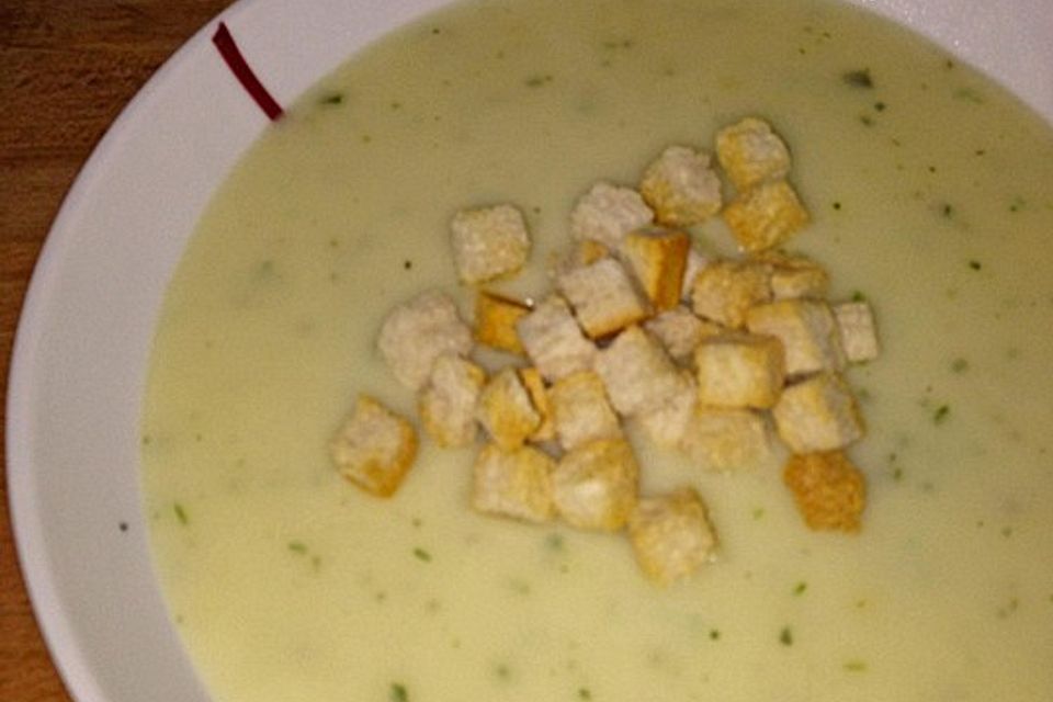 Knoblauchcremesuppe