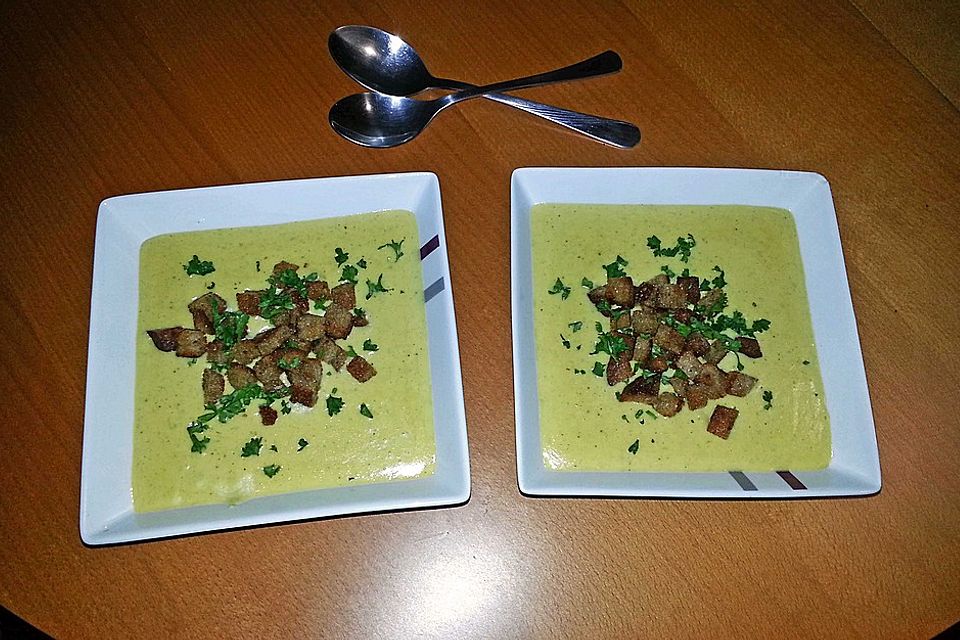 Knoblauchcremesuppe