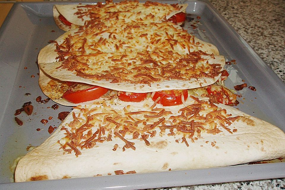 Enchiladas - gefüllte Maispfannkuchen