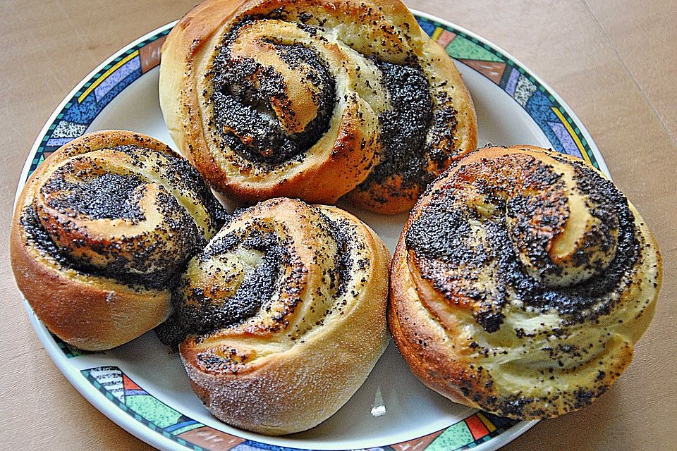 Marzipan - Mohn - Schnecken