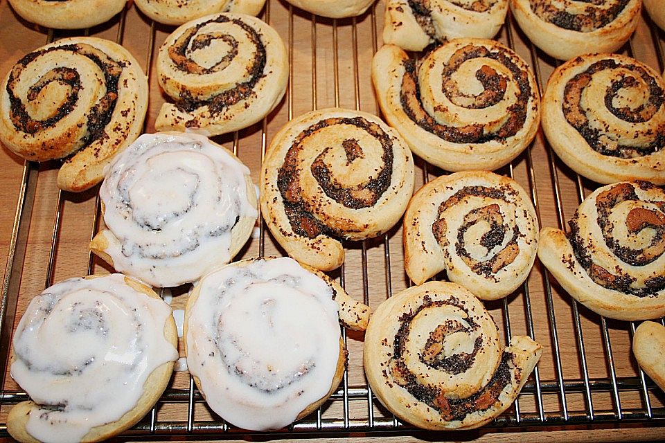 Marzipan - Mohn - Schnecken