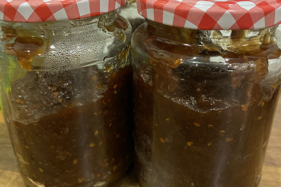 Chutney aus grünen Tomaten