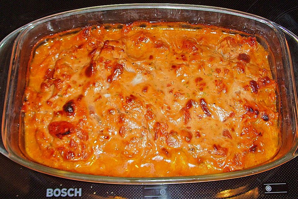 Schweinefilet in Tomatensoße