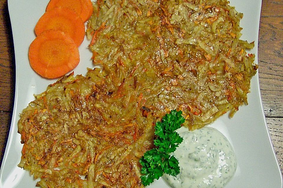 Kartoffel - Möhren - Rösti