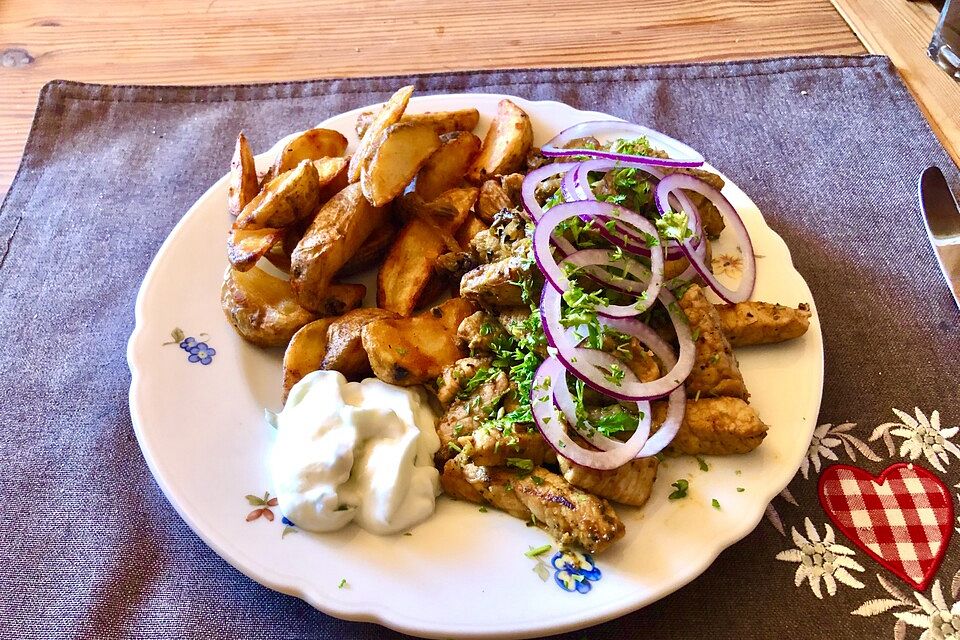 Pfannen-Gyros