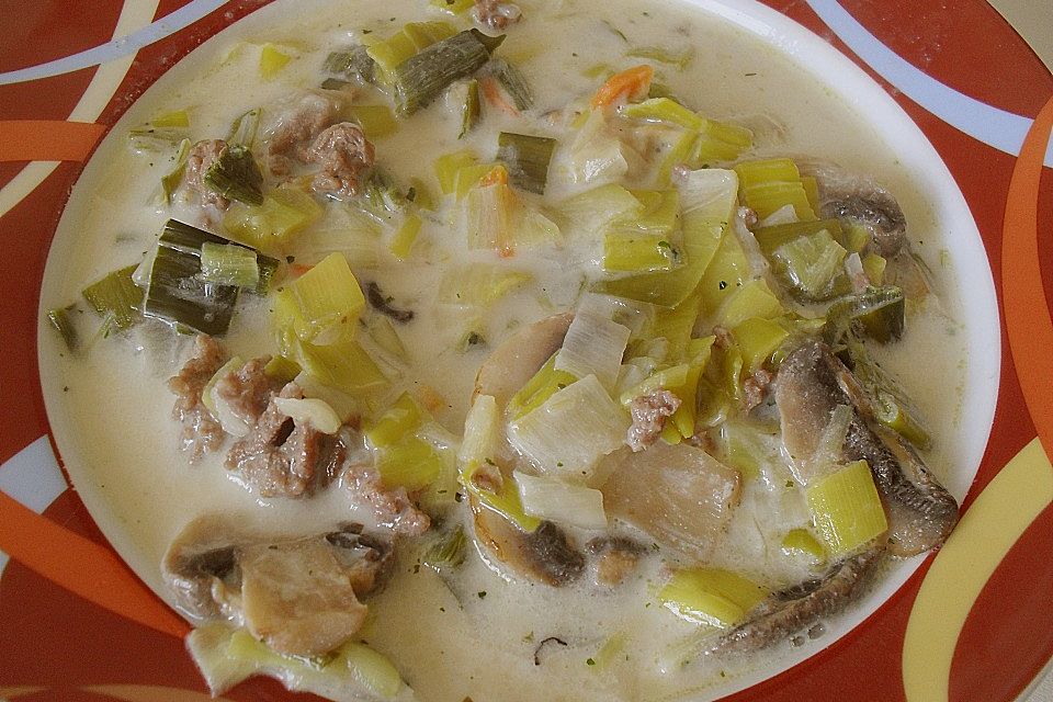 Käse - Lauch  -Suppe