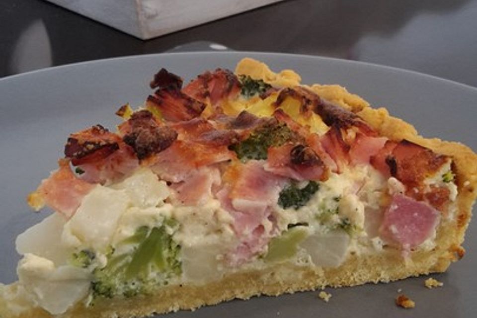 Brokkoli  - Schinken - Quiche