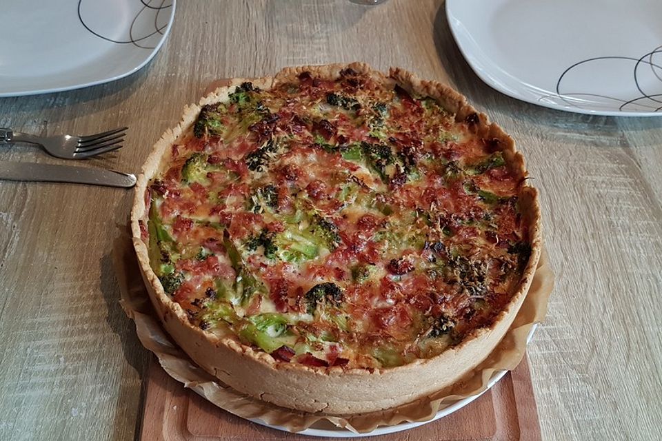 Brokkoli  - Schinken - Quiche