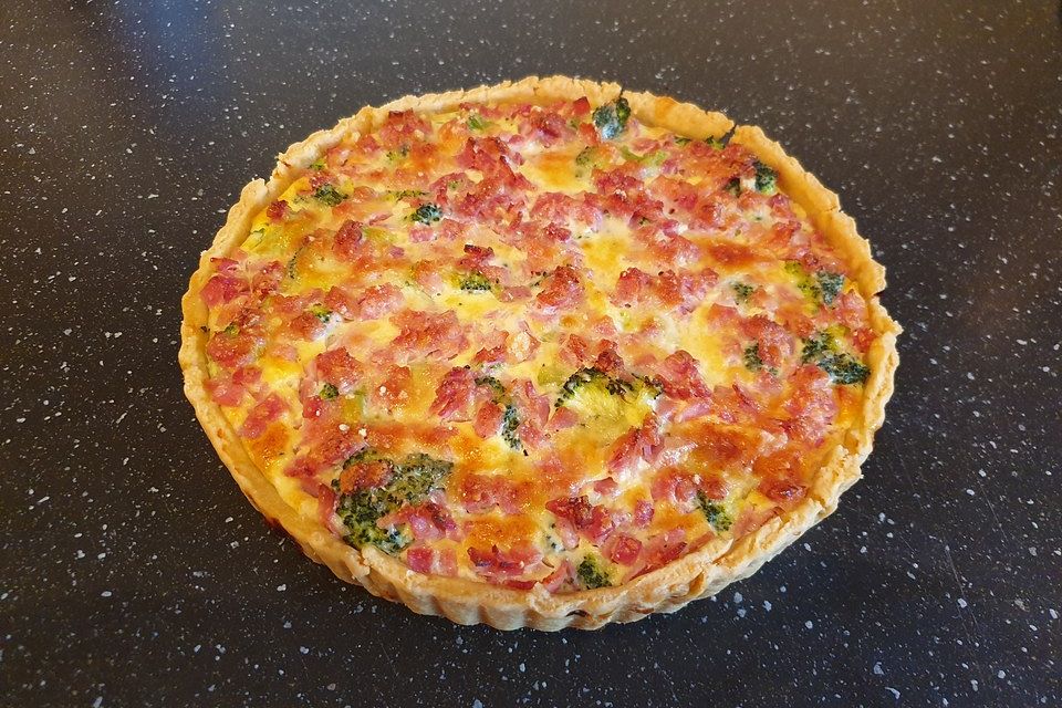 Brokkoli  - Schinken - Quiche