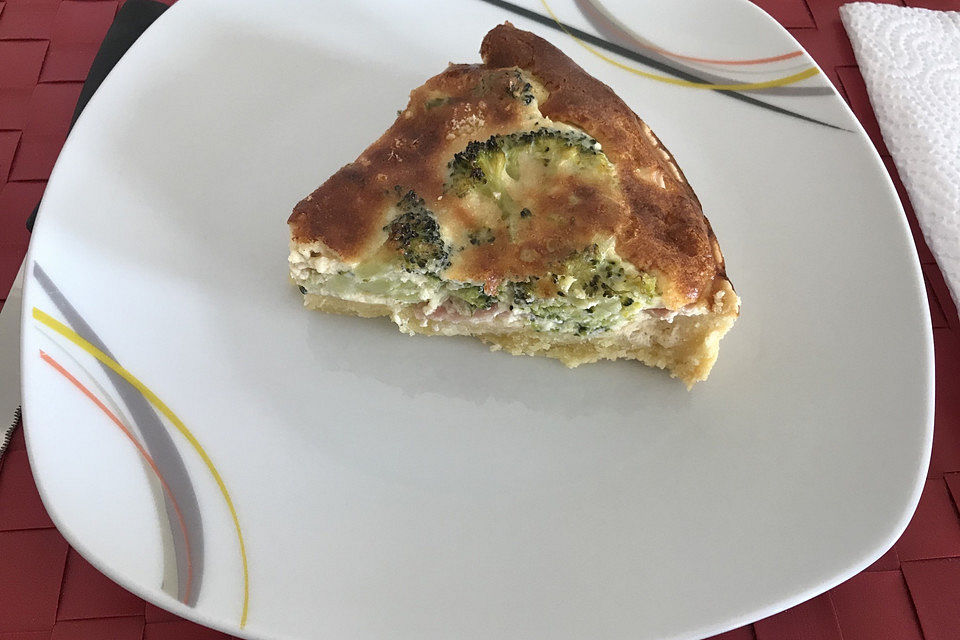 Brokkoli  - Schinken - Quiche