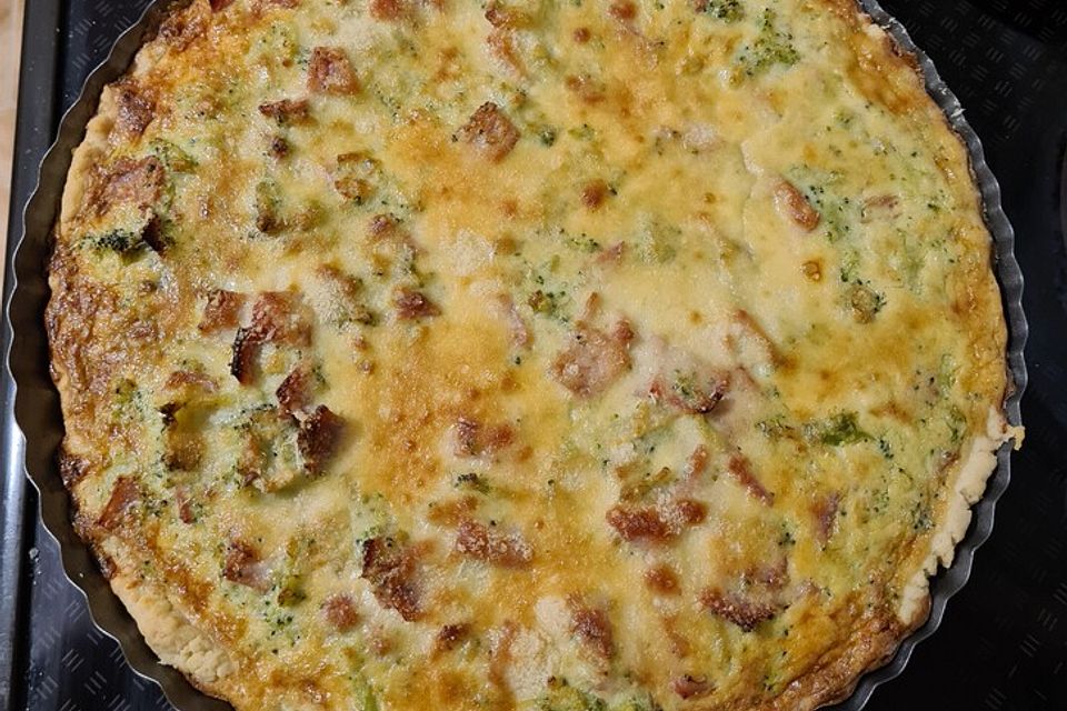 Brokkoli  - Schinken - Quiche