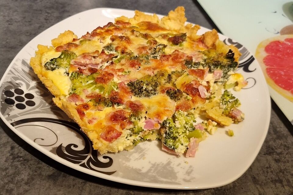 Brokkoli  - Schinken - Quiche