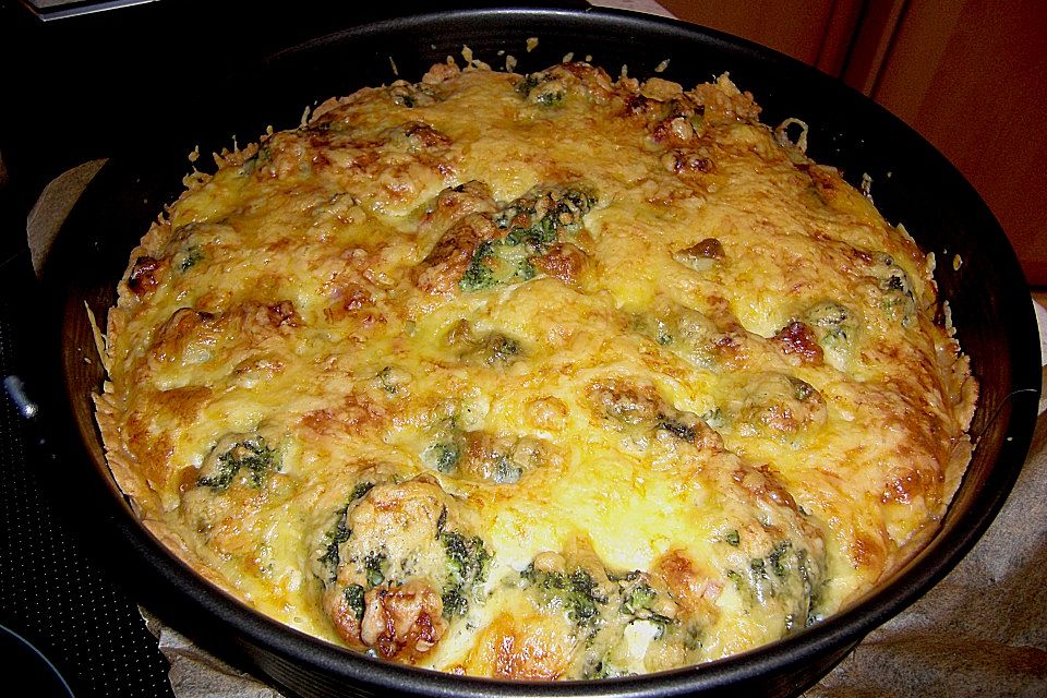 Brokkoli  - Schinken - Quiche