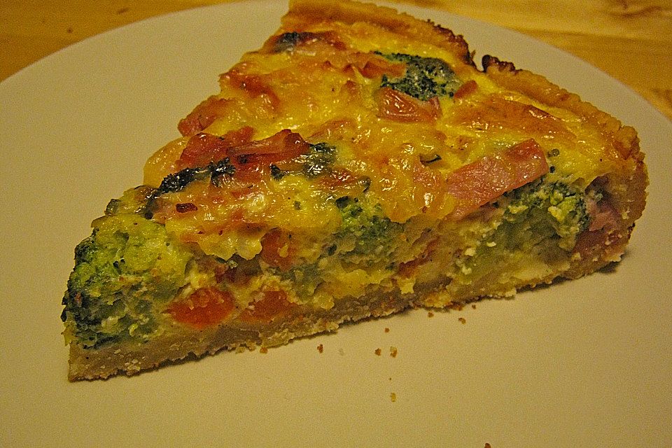 Brokkoli  - Schinken - Quiche