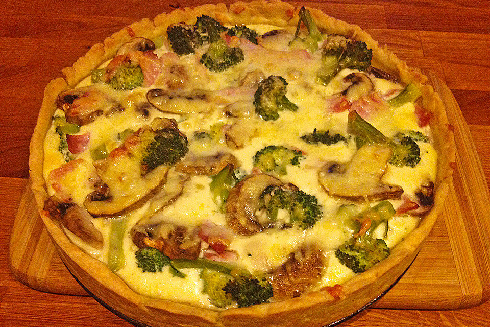 Brokkoli  - Schinken - Quiche