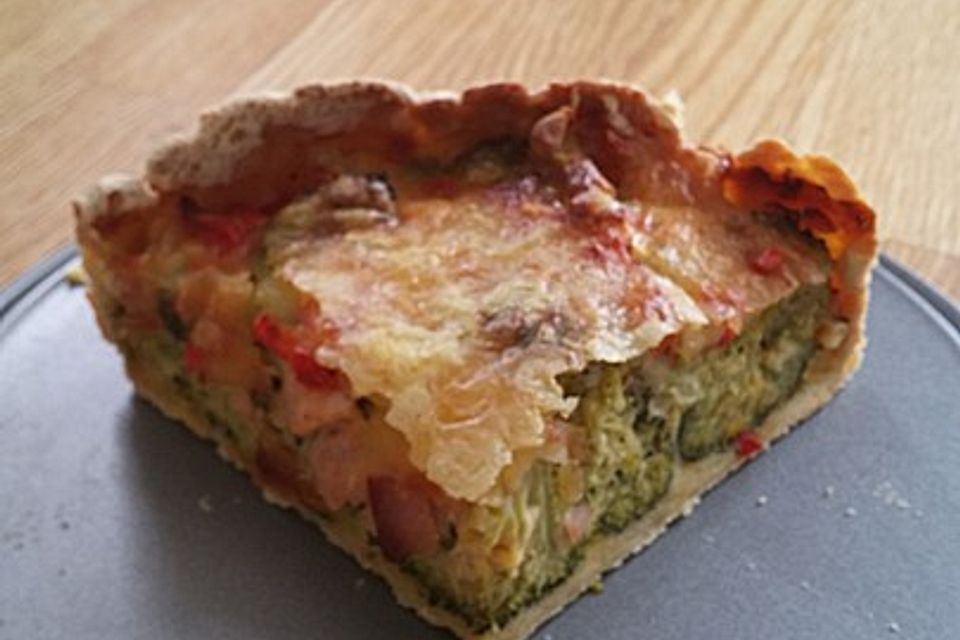 Brokkoli  - Schinken - Quiche