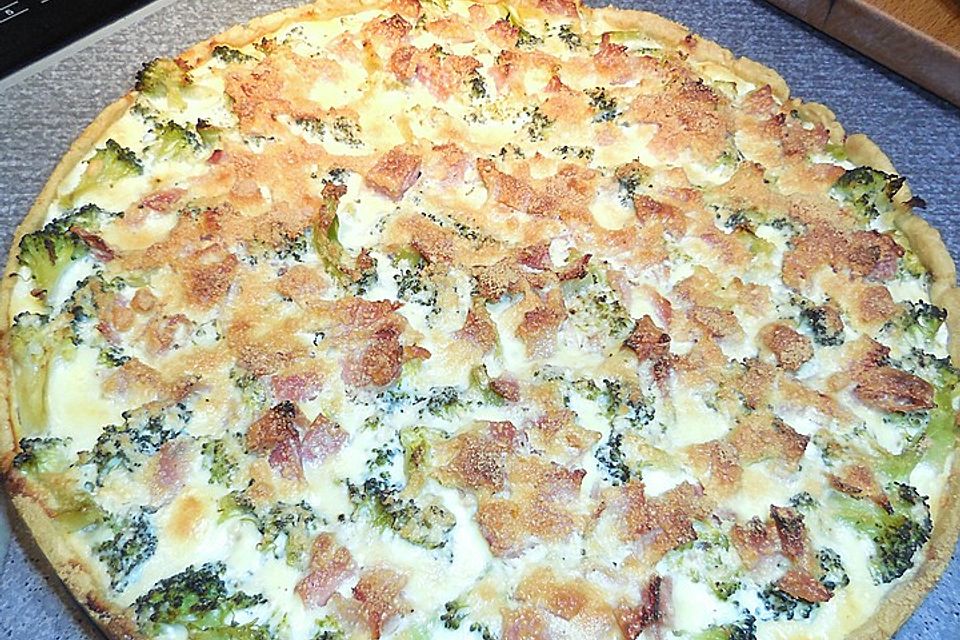 Brokkoli  - Schinken - Quiche