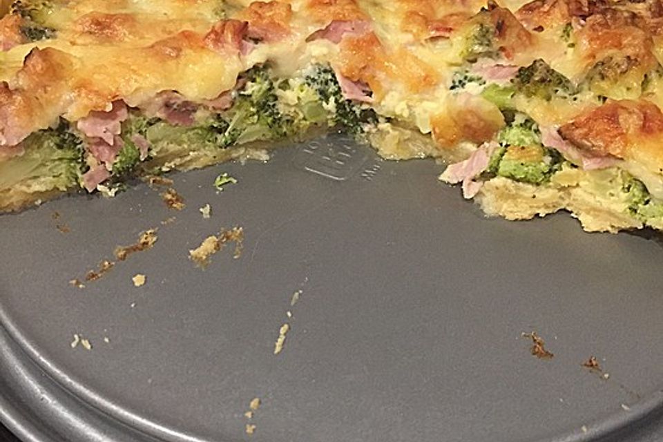 Brokkoli  - Schinken - Quiche