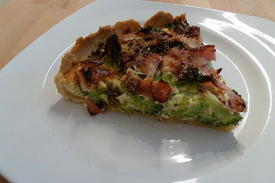 Brokkoli  - Schinken - Quiche