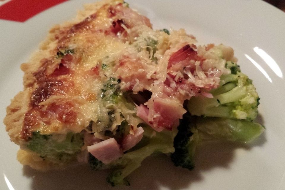 Brokkoli  - Schinken - Quiche