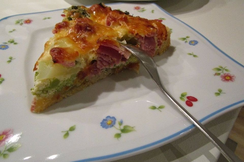 Brokkoli  - Schinken - Quiche