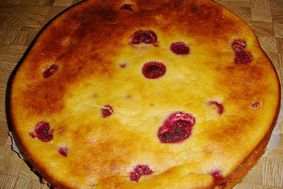 Käsekuchen mit Brombeeren