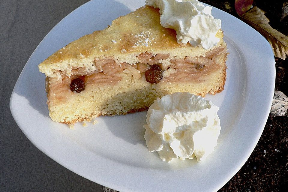 Apfelkuchen mit Rahmguss