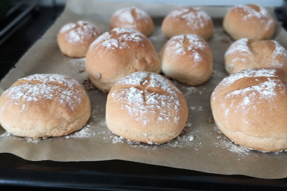 5 - Minuten - Körnerbrötchen