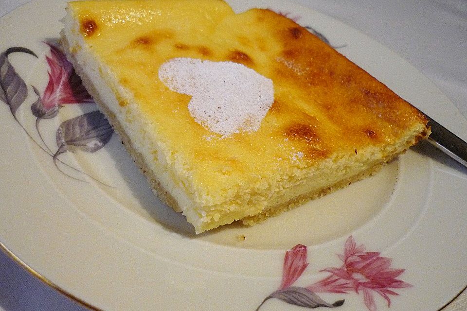 Quarkkuchen mit Eierlikör